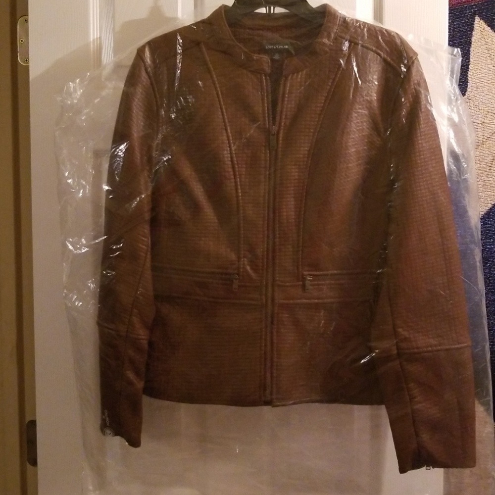 Faux Leather Jacket